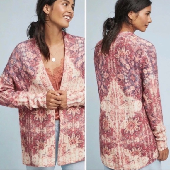 Anthropologie Akemi + Kin Laurel Canyon Wool Alpaca Open Cardigan Sweater XS - Picture 1 of 7